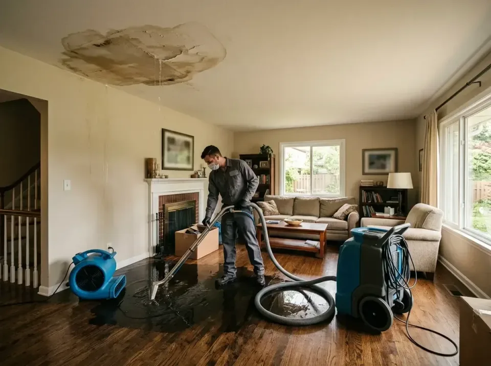 attic-pipe-burst-ceiling-drip-008 — frequently asked questions, Water Damage Restoration & Carpet Care in West Chester, PA